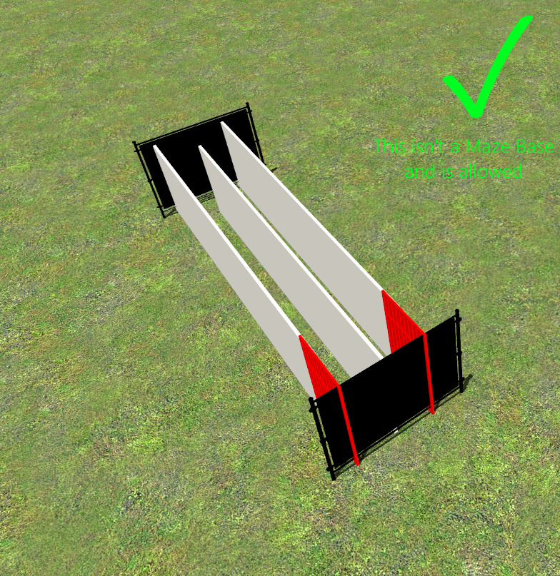 An example image of what is not a maze base